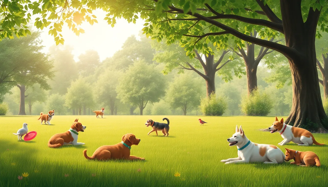 반려견과 함께 산책하는 모습