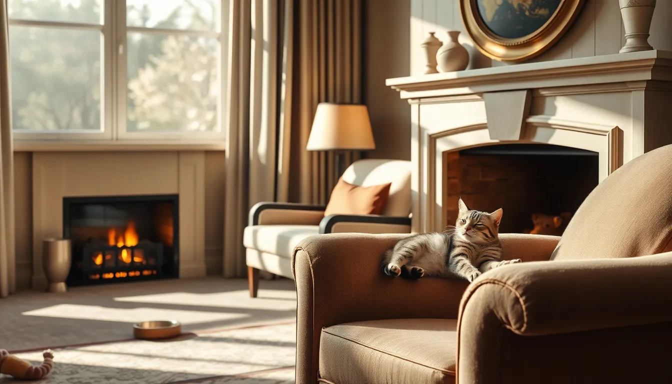 반려동물과 함께 즐거운 시간을 보내는 가족